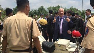 FirePoAm: cảnh sát hộ tống tổng thống Israel - Police escort Israel President convoy