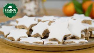 Cinnamon star cookies | German christmas cookies | Gluten-free cookies