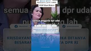 VIDEO Lawas Krisdayanti Viral Lagi Ditanya Gaji Anggota DPR RI, Tembus Ratusan Juta Rupiah Perbulan