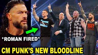 CM Punk's New Bloodline Debuts in WWE as Roman Reigns is Fired by CM Punk, Paul Heyman, Brock Lesnar