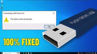 Format Write Protected Flash Drive USB | How To Fix The disk write is protected Pend drive USB 