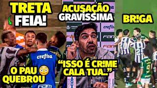 0 TAƤA NA CAƦA PRA ClMA DE PALMEIRENSE APÓS TRETA QUE DEIXOU ABEL FERREIRA FURIOSO NA COLETIVA