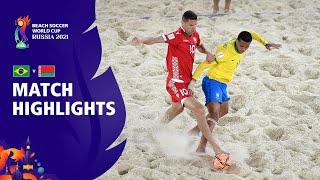Brazil v Belarus | FIFA Beach Soccer World Cup 2021 | Match Highlights
