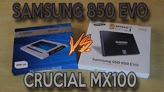 Samsung 850 EVO Review (250GB) & Comparison Vs Crucial MX100 (256GB)