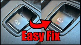 BMW Electric Parking brake switch replacement. E/F Chassis X3/X5/1/3/5 series.  *HOW TO*