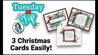 Handmade Christmas Card Ideas You'll Love To Make | 3 Cards