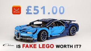 Is fake Lego Technic from AliExpress worth it? Bugatti Chiron 42083 Review