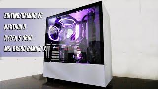 Ryzen 5 3600 + RX 580 8GB | NZXT h510i White Build