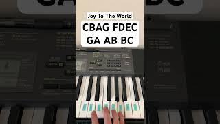 How To Play Joy To The World | Easy Piano Tutorial #shorts