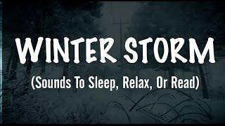 ️SOUNDS OF AN EXTREME WINTER STORM (Sounds To Sleep, Relax, Or Read)