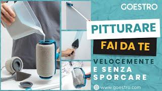 Come pitturare una parete con il rullo Velocemente Senza Sporcare con 1 solo Set