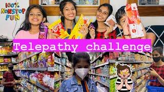 Biggest TELEPATHY Challenge | Sisters challenge | thejathangu