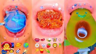 30 Minutes Sleep Relax Study Satisfying ASMR Eating EMOJI FOOD CHALLENGE Mukbang 먹방