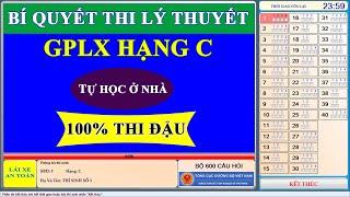 Bí Quyết Thi Lý Thuyết GPLX Hạng C - 100% Thi Đậu.