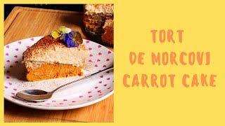 Carrot cake – Tort de morcovi fără zahăr și făină!