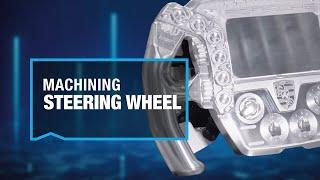 Aluminium machining | Porsche 963 steering wheel | MAPAL Dr. Kress KG
