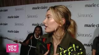 Hailey Baldwin Interview at Marie Claire Fresh Faces Party