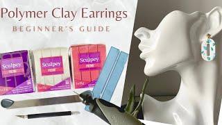 Polymer Clay Earrings Beginner's Guide