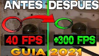 ASI AUMENTARAS tus FPS100% SEGURO! CS:GO | GUIA 2021 | ESPAÑOL boost definitivo