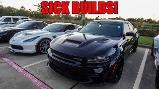 I Took a HELLCAT REDEYE To an AWESOME MUSCLE CAR MEET! (TONS OF SICK BUILDS!)