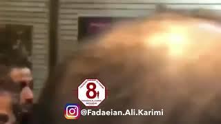 حضور علی کریمی در مراسم ختم پدر فرهاد مجیدی