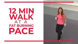 12 Minute Walk at Fat Burning Pace | Walk at Home