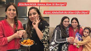 Kitchen With Amna K Saath Mil Kar Kon Si Recipe Banai?Bacho K Liye Kya Le Kar Gai? l LifeWithMaryam