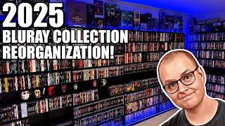 2025 Movie ROOM Tour And Collection Reorganization! | Purge of OVER A 100 Titles!