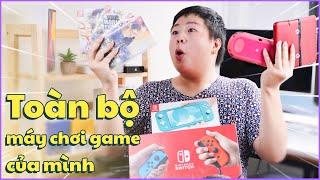 Toàn Bộ Máy Chơi Game Của Mình... Nintendo Switch, Ps Vita, 3DSLL, Nintendo Switch Lite ???