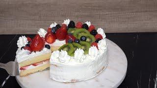 The Best Asian Fresh Fruit Cake