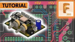 Designing a Board Layout for a PCB in Fusion 360 [Part 3]