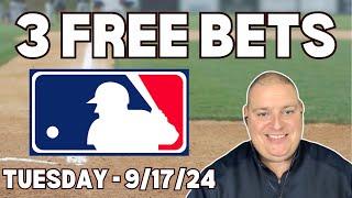 Tuesday 3 Free Picks & MLB Betting Predictions - 9/17/24 l Craig's Picks & Parlays #mlbpicks