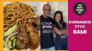 How to Make Surinamese Style Noodles (Bami) with Chicken #surinamefood #easyrecipes #cookwithme