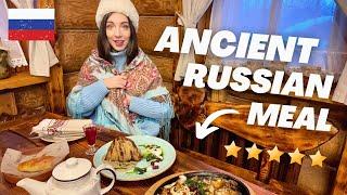 trying RUSSIAN FOOD in historical town!  Russia vlog