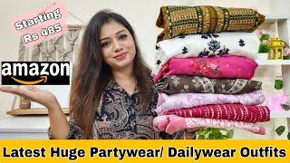 Amazon Partywear/Dailywear Kurti Set Haul | Latest Stylish Kurti Sets| Amazon Haul | Pink's House