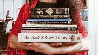 My Medieval Calligraphy Book Collection // Book Gift Guide