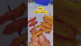 Spiral potato #thekitchenexpress #foodvlog #streetfood #foodie #recipe #youtubeshorts #food