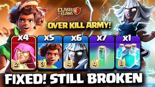 Th16 Super Archer Blimp Root Rider + Electro Titan = Destruction | Best Th16 Attack Clash of clans