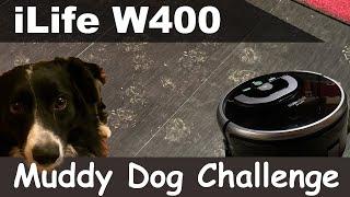 iLife Shinebot W400S Robot Mop Muddy Dog Challenge