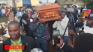 BODY OF MERCY MAWIA PROCESSION TO GRAVE/ FINALLY MERCY LAID TO REST