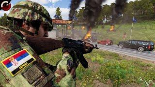 KOSOVO BORDER WAR! Serbia Launches Full-Scale Invasion of Kosovo | ArmA 3 Gameplay