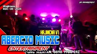 ABERCIO MUSIC ENTERTAINMENT LIVE HAJIMENA V1 ARR DINDA ACIL VJ YUDA KIMUX FT KIKI EENG