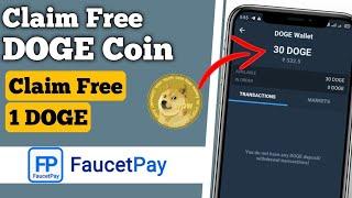 Claim 1 Dogecoin Every 10 Minutes || Free Doge Earning Site 2021 || DOGE Coin Instant Withdraw Proof