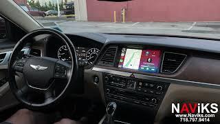 2013 - 2016 Hyundai Genesis Apple CarPlay + Android Auto (Wired & Wireless) (OEM Touch Screen)