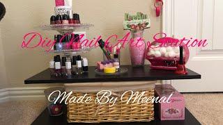 How to create a Dollar Tree Nail Art Station