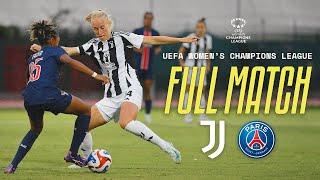 FULL MATCH | Juventus Women - PSG Féminines | UWCL Round 2 - First Leg