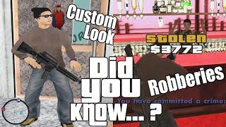 GTA San Andreas Multiplayer Secrets and Facts 4 Robberies, Easy Money, Heist, Singleplayer Features!