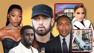 Did Eminem shade Meg Thee Stallion, Stephen Smith on Cassie & Diddy, SYSCO truck driver, Walgreens