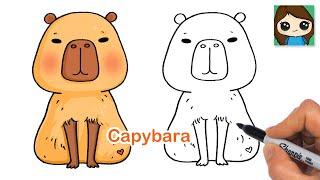 How to Draw a Capybara | Animal Art