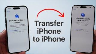 (NEW) How to Transfer ALL DATA from old iPhone to new iPhone - No Backup!